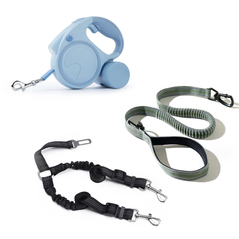 Top Seller Heavy Duty Rope, Dog Leash Multi Color Durable Nylon Reflective Rope Round Dog Leashes/