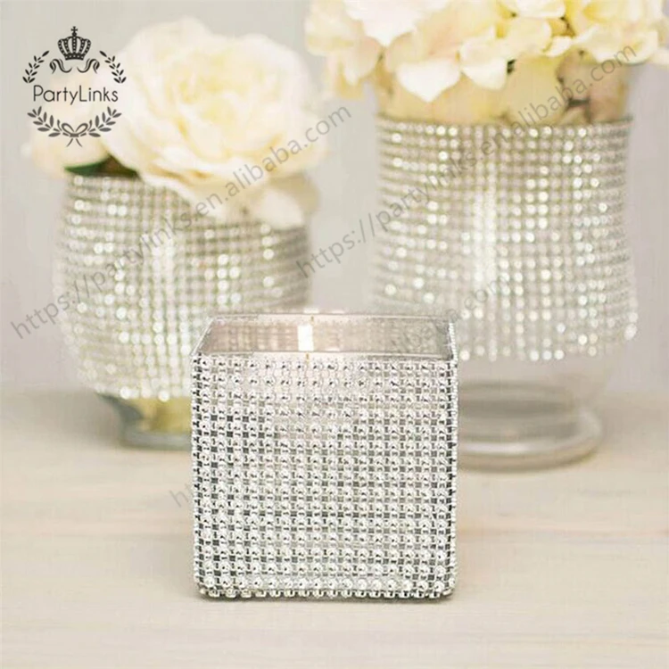 12cm*91.5cm Bling Diamond mesh Roll event unicorn party birthday Wedding DIY Decorations table Cake Wrap Crystal Ribbons tulle