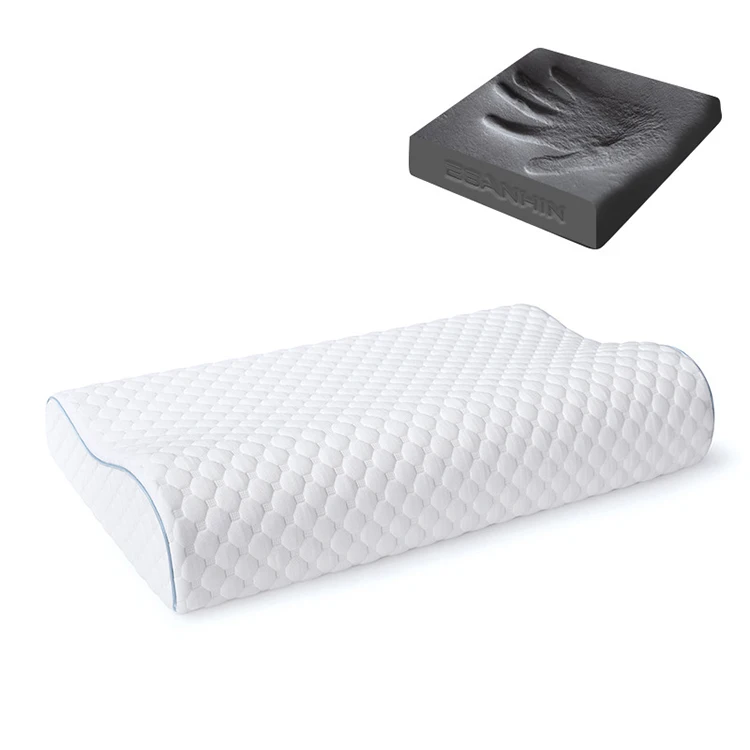 Solid Color High Quality New Style Custom Cheap Whole Piece Gel Memory Foam Pillow