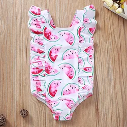 Wholesale Cute Baby Girls Swimsuit One Piece Swimwear for Kids