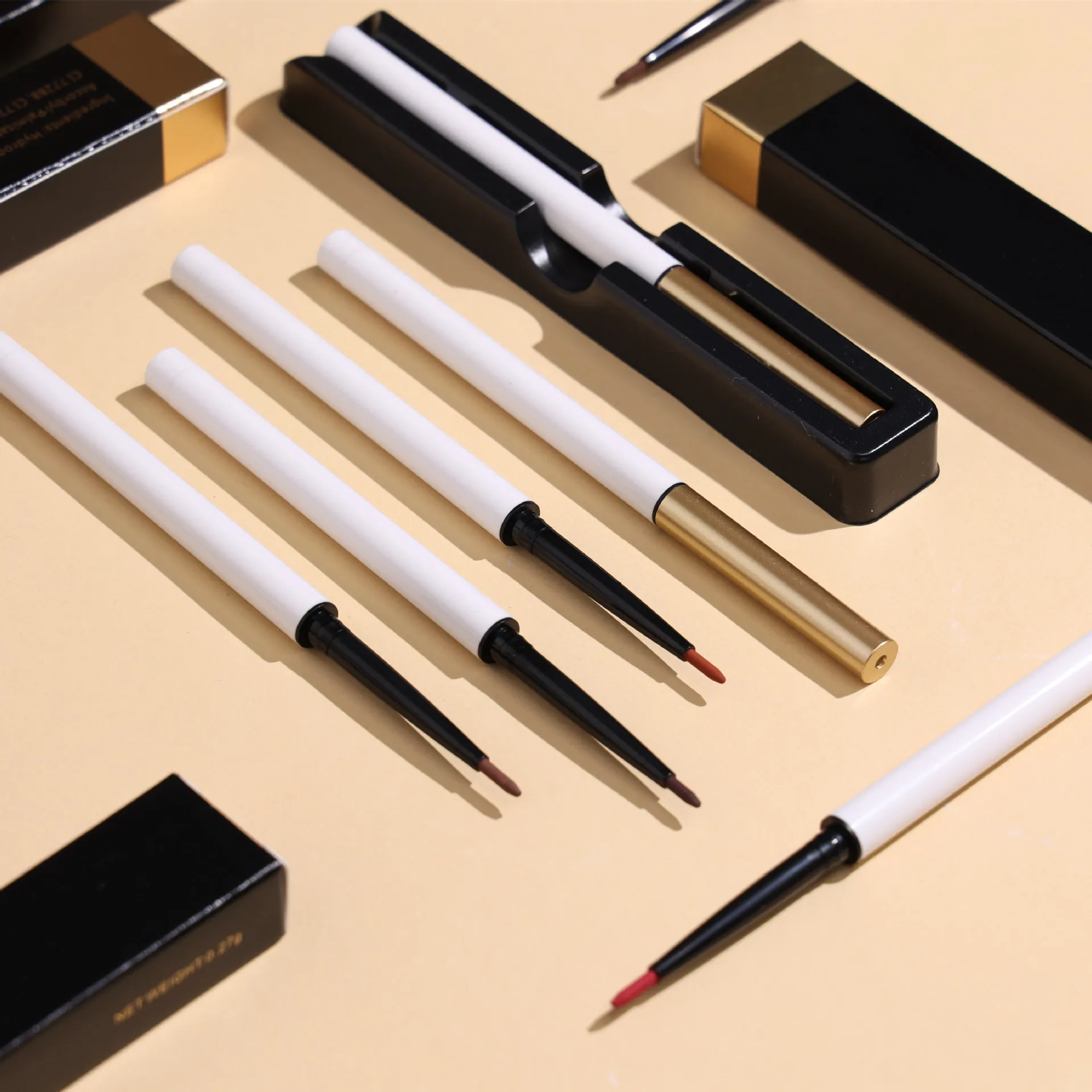 Custom logo New 7 color gel eyeliner pen long-wear liquid eyeliner waterproof long-lasting quick dry high pigment eyeliner