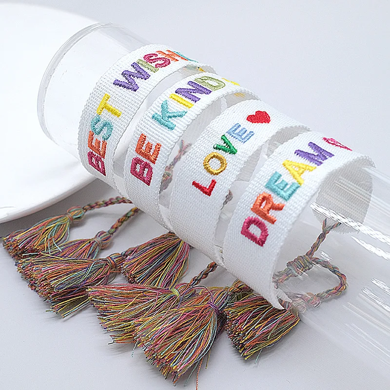 High Quality Bohemian Style Colorful Promotional OEM Competitive Price Friendship Weaving IDY Bracelet