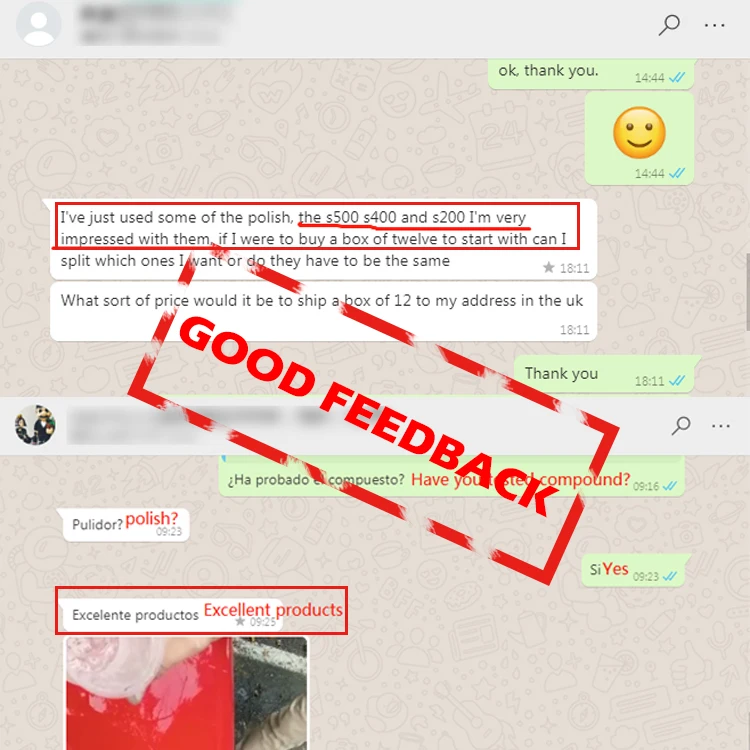 Заводская цена высококачественное втирающее вещество для краски автомобиля средний Полировочный восковой протектор