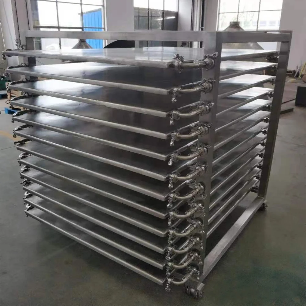 FZG Series Food Vacuum Dryer Drying Oven Chamber Machines Dehydrator For Fruit Square Vacuum Dryer