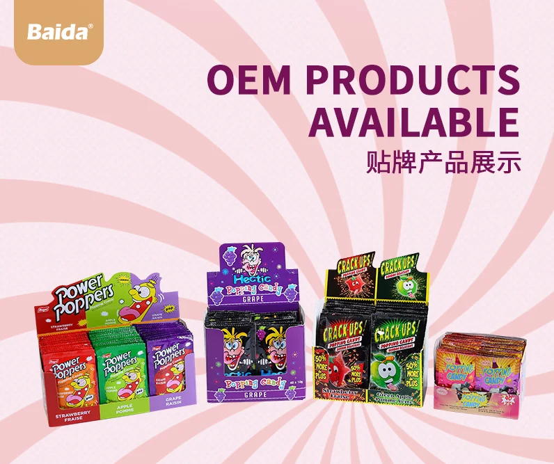 wholesale confectionery product fruity sour blast popping candy