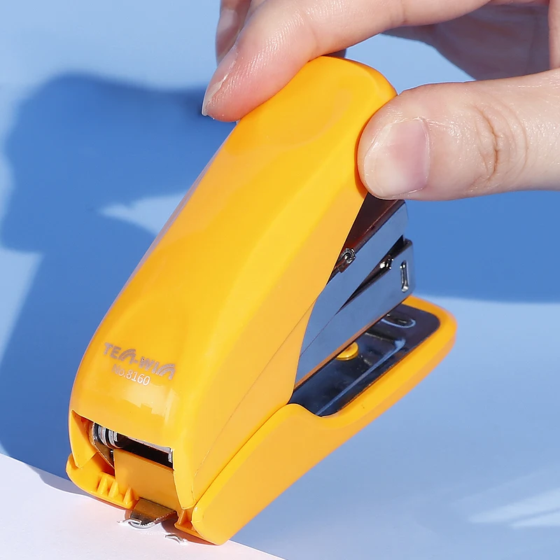 Tenwin 8160 Eco-Friendly 24/6 Or 26/6 Metal Basic Style Office Use Document Cute Fancy Hand Tools Power Saving Stapler Manual
