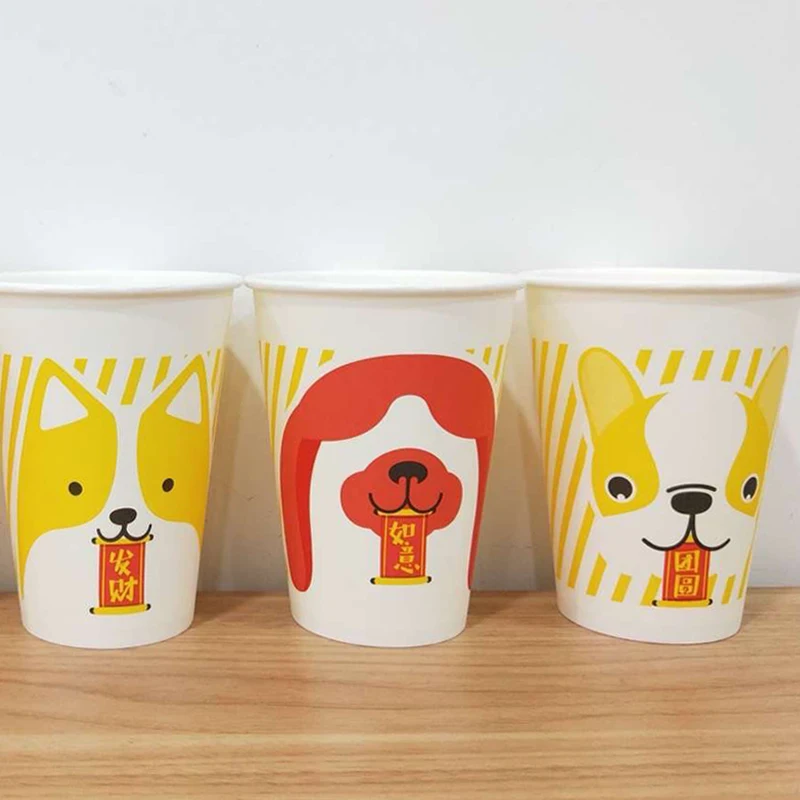 Gobest Single Wall brown kraft  disposable Hot and Cold Cocoa Cups  coffee paper cups with lids  paper cups with stirers