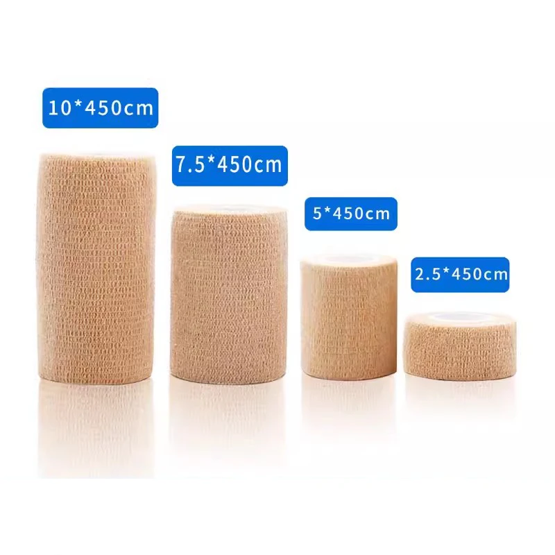 Wholesale Custom Logo Printing Elastic wound dressing sports training self-adhesive bandage