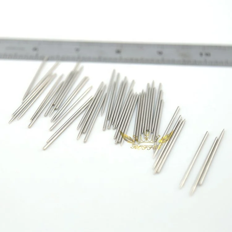 Roffee Woodwind Musical Parts 100 Pieces Sax Clarinet Oboe Bassoon Repair Parts Stainless Steel Pin Springs 1.3*50 mm
