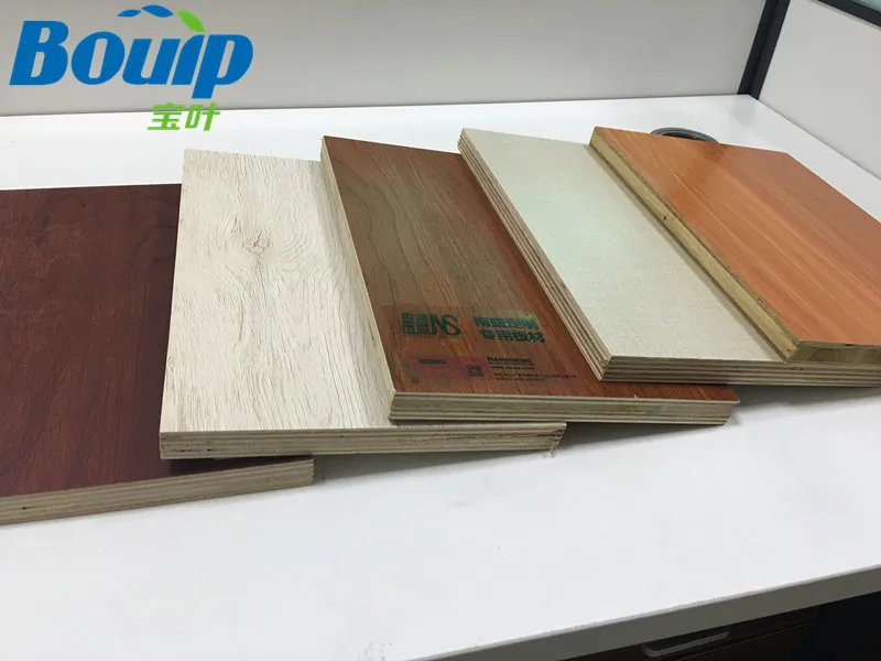 
E0 Formaldehyde Emission Standards Cherry Melamine Plywood Construction Board 