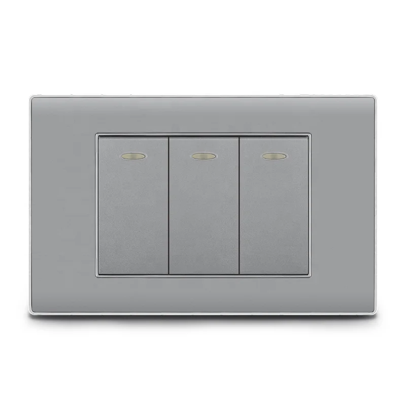 Настенный выключатель, американский стандарт, итальянская и Европейская розетки, домашняя матрица