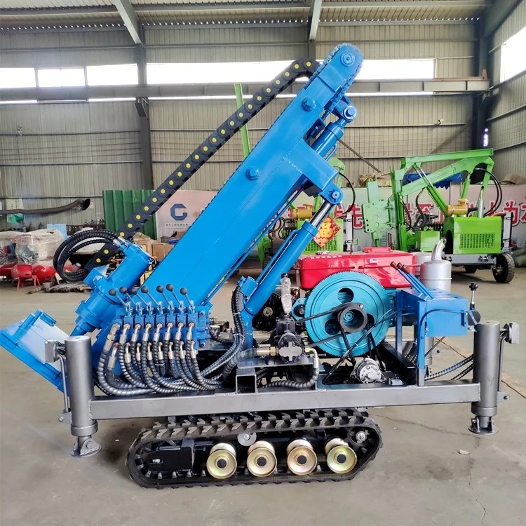 hot sale hydraulic crawler core well drilling rig machine for water well