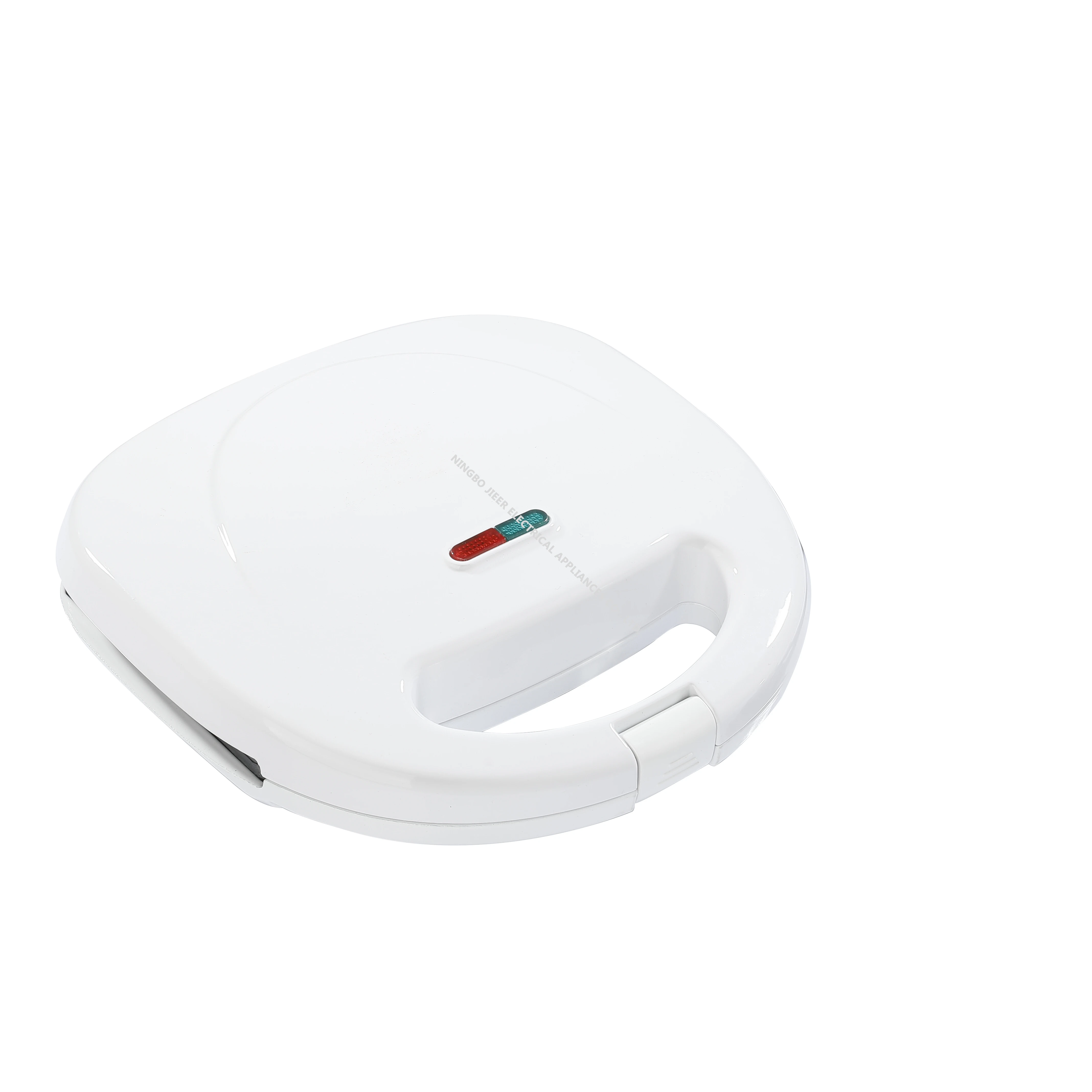 ETL Smokeless Non-Stick Surface Electric Round Double Slices Grill Portable Fixed Toasted Waffle Sandwich Panini Maker Machine