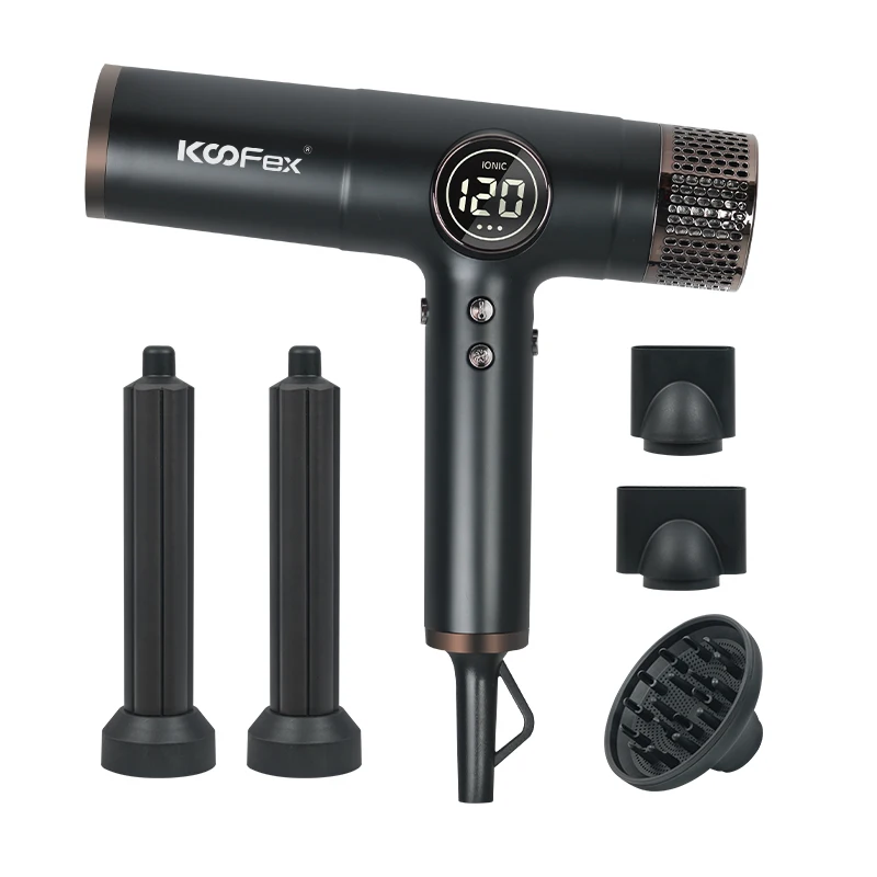 Koofex High Speed 110000Rpm Bldc High Power 2200W Quick Drying Hair Negative Ions Hair Blow Dryer