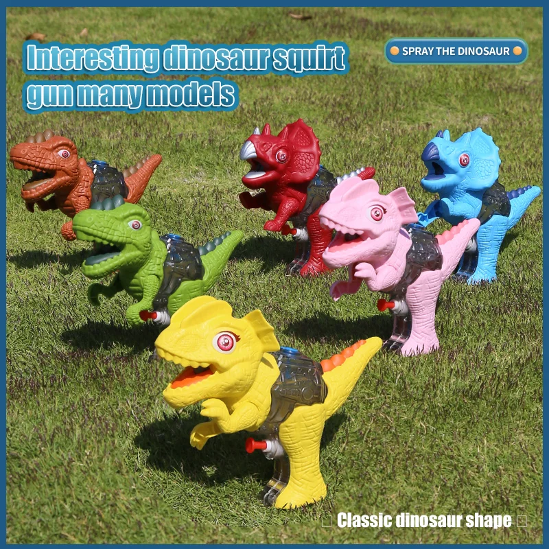 New Children summer outdoor Toys water gun Wholesale funny dinosaur water gun Pool Games Toy for kids