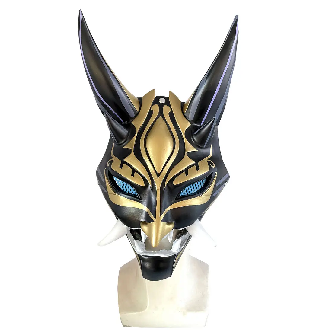 Half Face Masques Carnival Party Costumes  Samurai Helmet  Cosplay   Role play props Game props and weapons