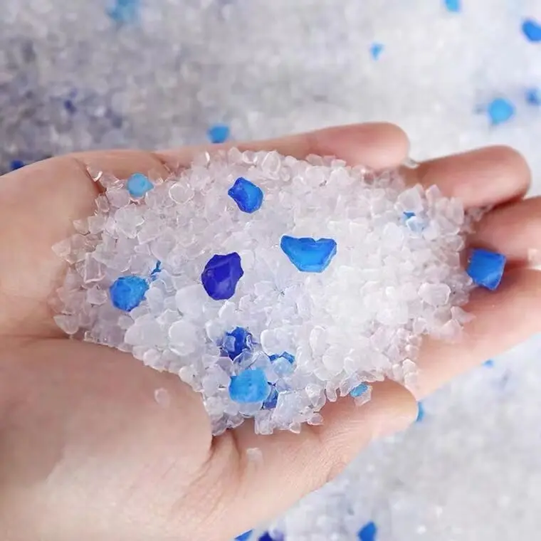 High Quality 6L Wholesale Silica Gel Cat Litter with Cat Litter Scoop Highly Absorbent Silicone Crystal Cat Litter