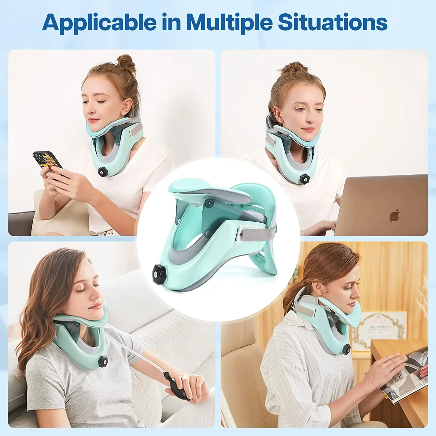 Air Pump Cervical Traction Device Neck Pain Relief Device soft cervical neck  collar for neck pain men