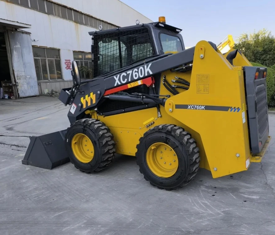 Hot Sell Brand New 1ton Mini Skid Steer Loader Excellent Quality XC740K with Bucket Leveling Function
