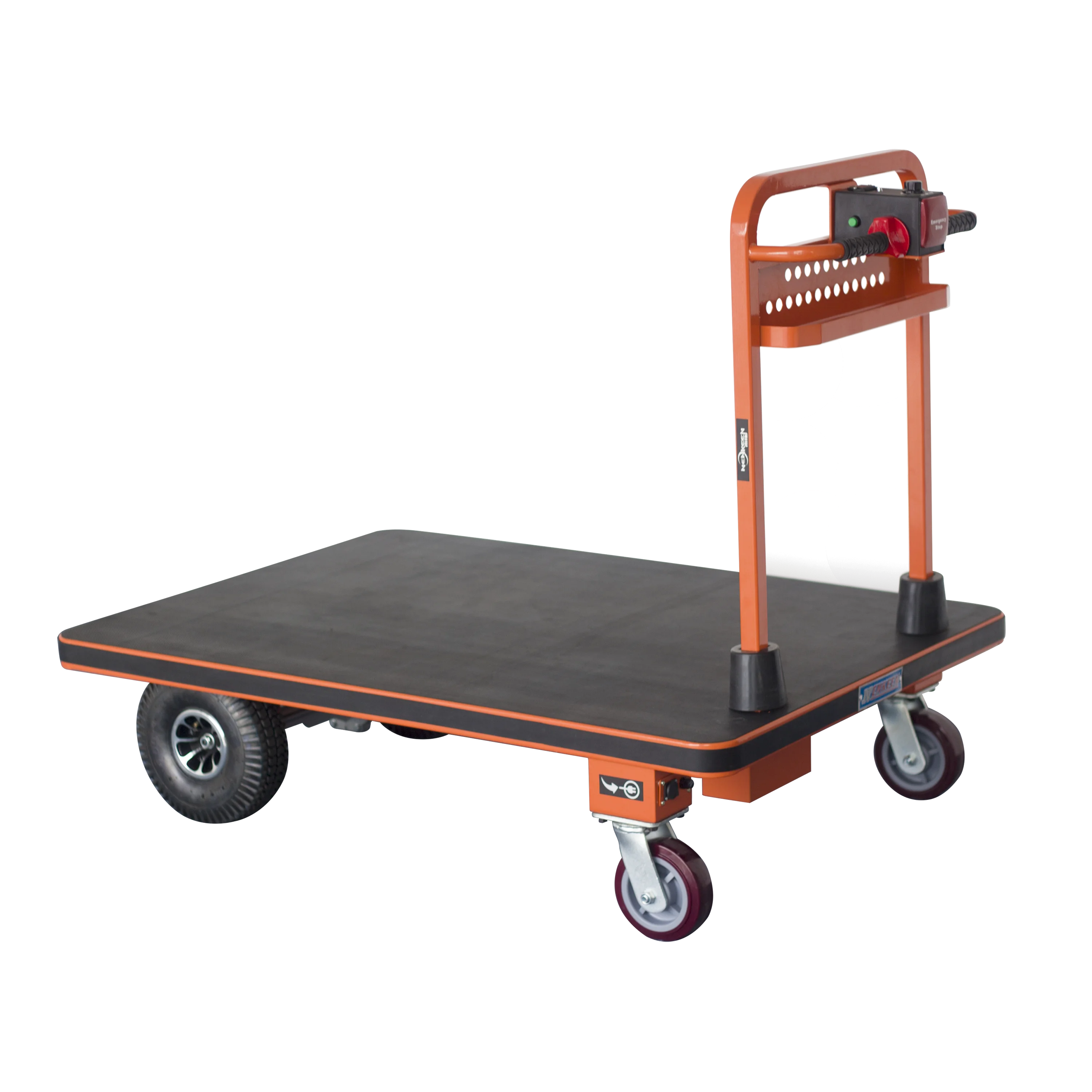 NK 105 warehouse electric transport trolley cargo electric flat cart for transport goods industrial platform trolley