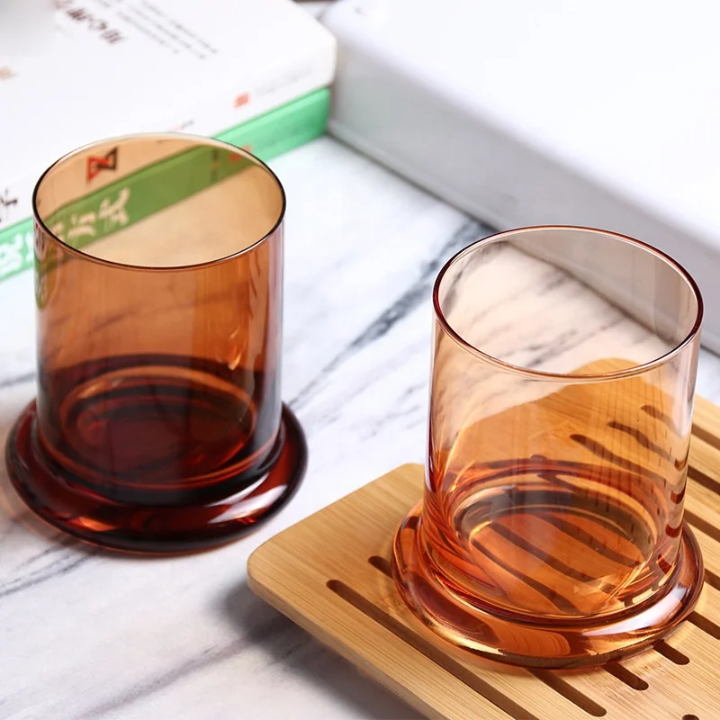 Wholesale transparent glass dome bell candle jars Aromatherapy glass candle holder empty glass jars for candle making