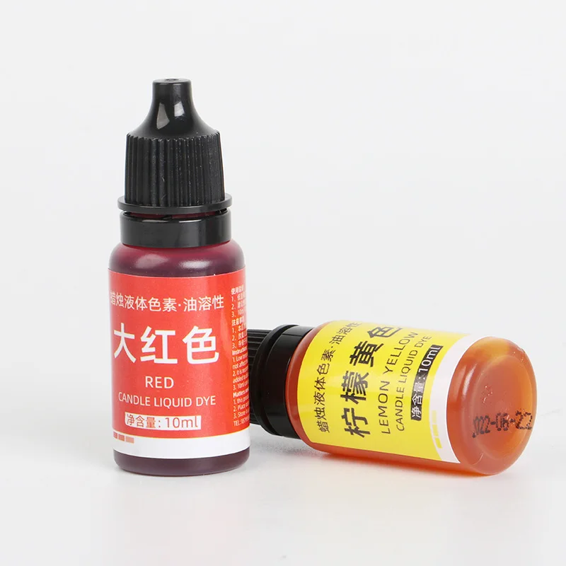 Wholesale High Quality Pigment Handmade DIY Making Candle Art Liquid Pigment Micro Color Liquid Dye Candle