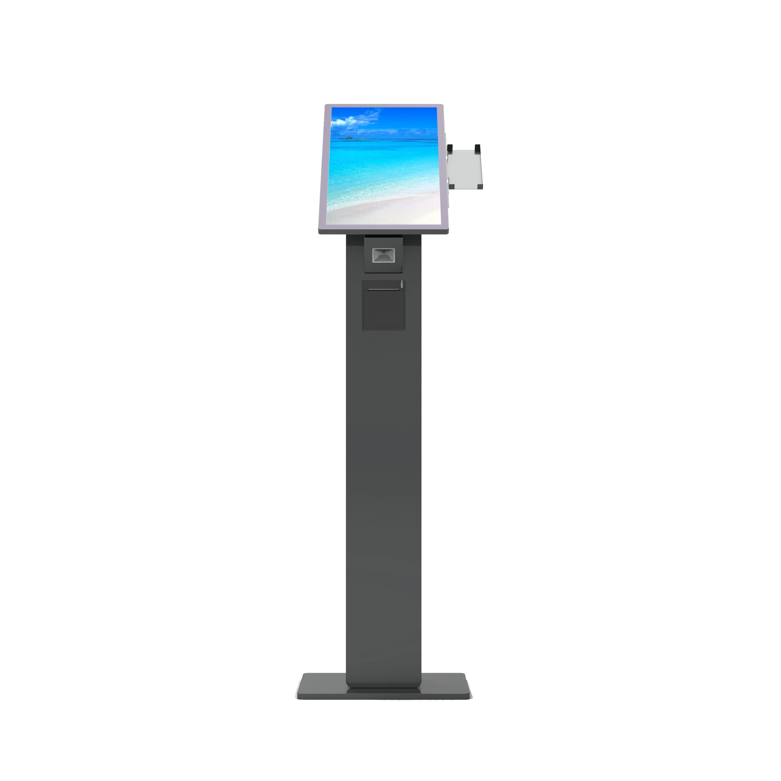 23.6 Inches Barcode Scanner Cash/cashless Self Kioskself Kioskrestaurant Order Payment Kiosk