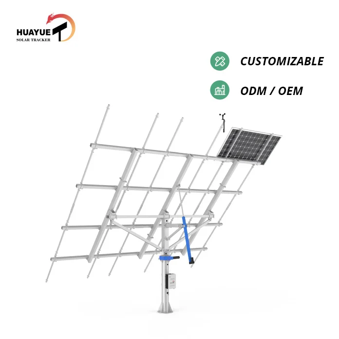 HYS-15PV-144-LSD 8kw Slew Drives Solar Tracking Dual Axis Sun Tracker Gps 2 Axis Tracker Solar