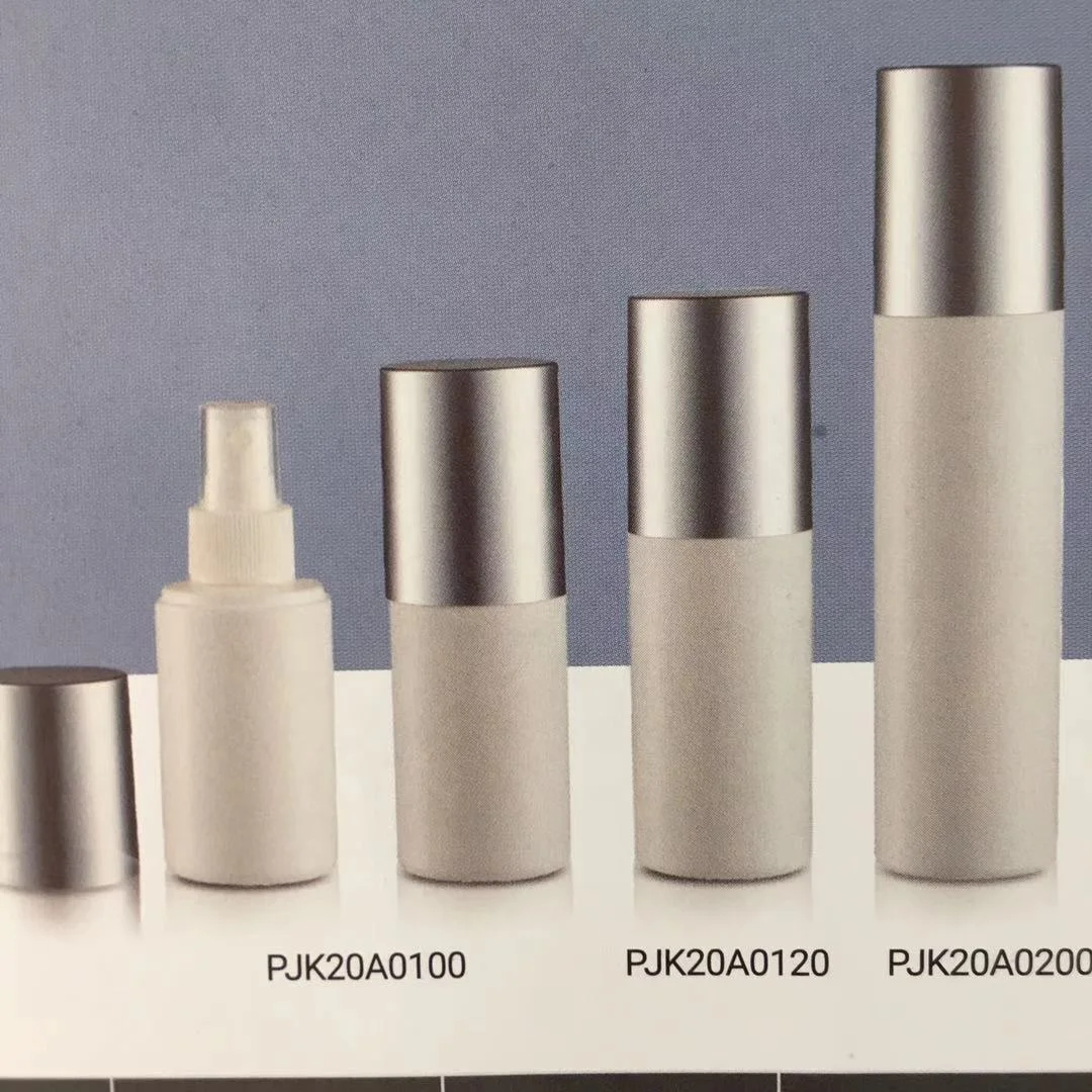 HDPE PET Bayonet bottle with full cover cap for plastic cosmetic bottle 100ml 120ml 200ml