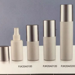 HDPE PET Bayonet bottle with full cover cap for plastic cosmetic bottle 100ml 120ml 200ml