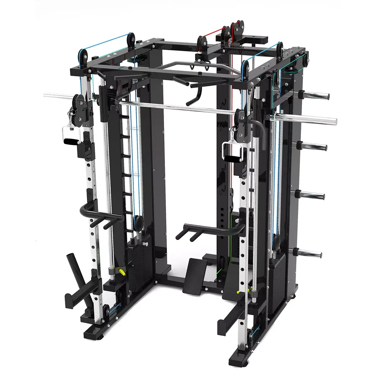 Functional Trainer Smith Machine Squat Rack Home Fitness Bench Press Comprehensive Exercise Fitness Equipment