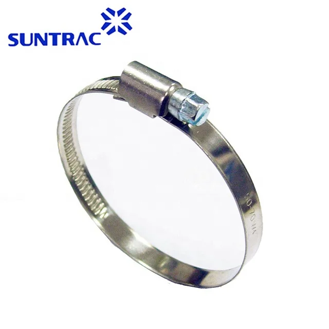 German type DIN 3017 galvanized steel embossed band worm gear drive hose clamp free samples