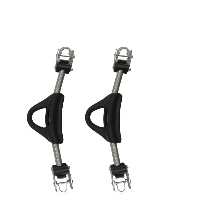 1pair stainless steel fin strap with soft rubber curved to fit heel 3 sizes S M L