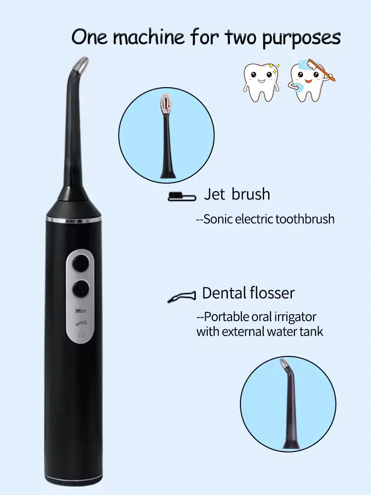 New Trending  Rechargeable Electric Toothbrush with Oral Irrigator Portable Water Flosser
