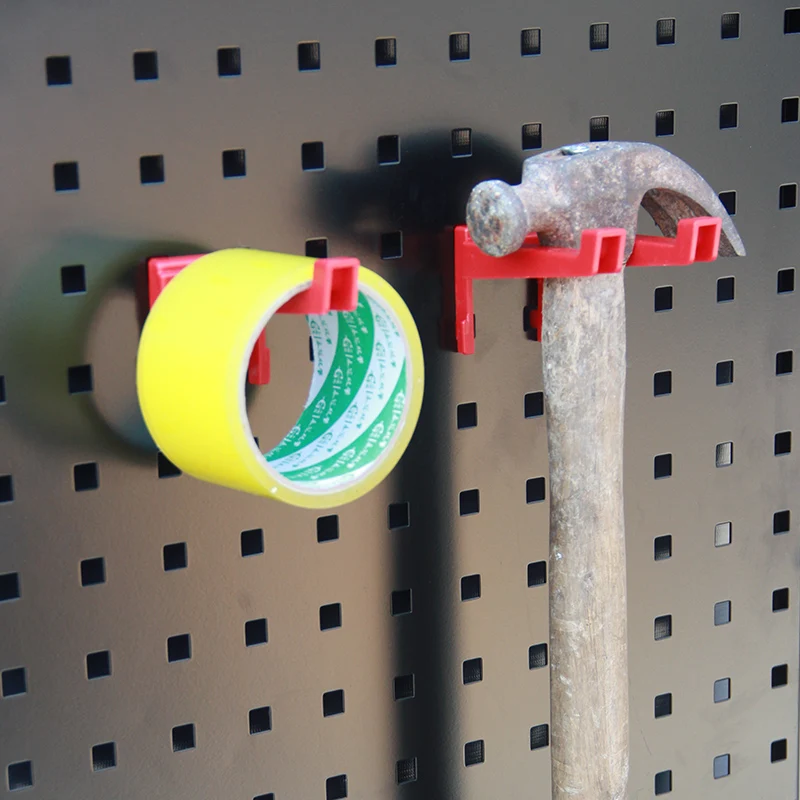 Wholesale garage tool hanging board plastic pegboard hooks