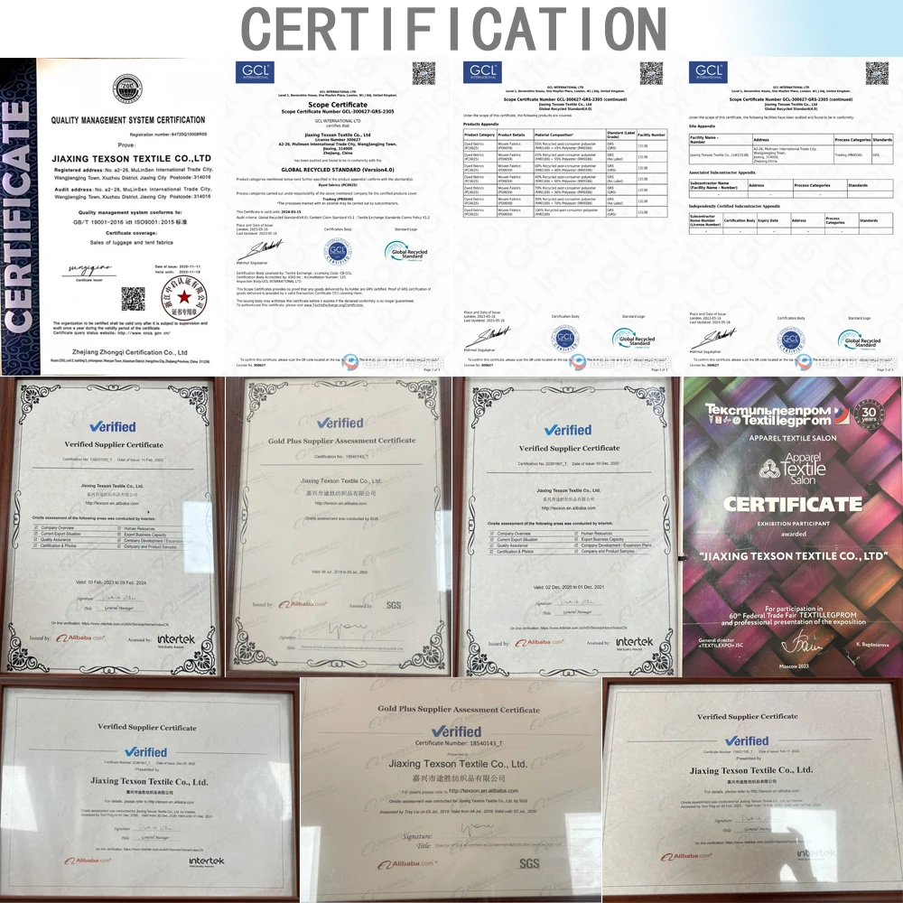 100% polyester 190T taffeta lining fabric taffeta fabric pocket 190t lining bag PD coated black for inner lining fabric for bags