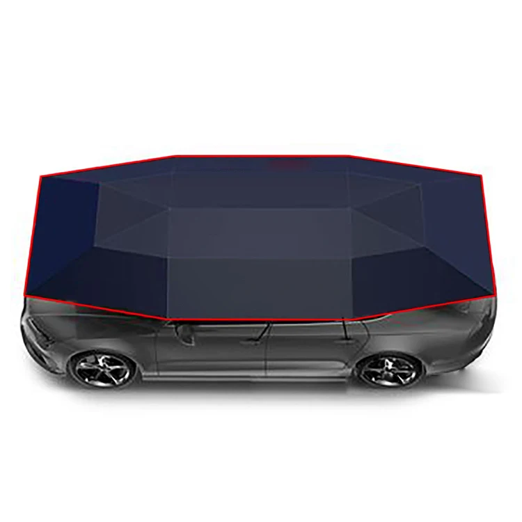 Portable Automatic Car Umbrella Tent Light Electric Sunshades Auto Accessories