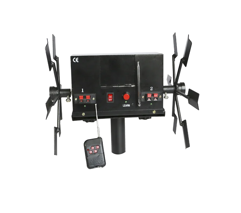 Remote control cold stage pyrotechnic cold pyro double electric windmill fireworks firing system for stage fountains