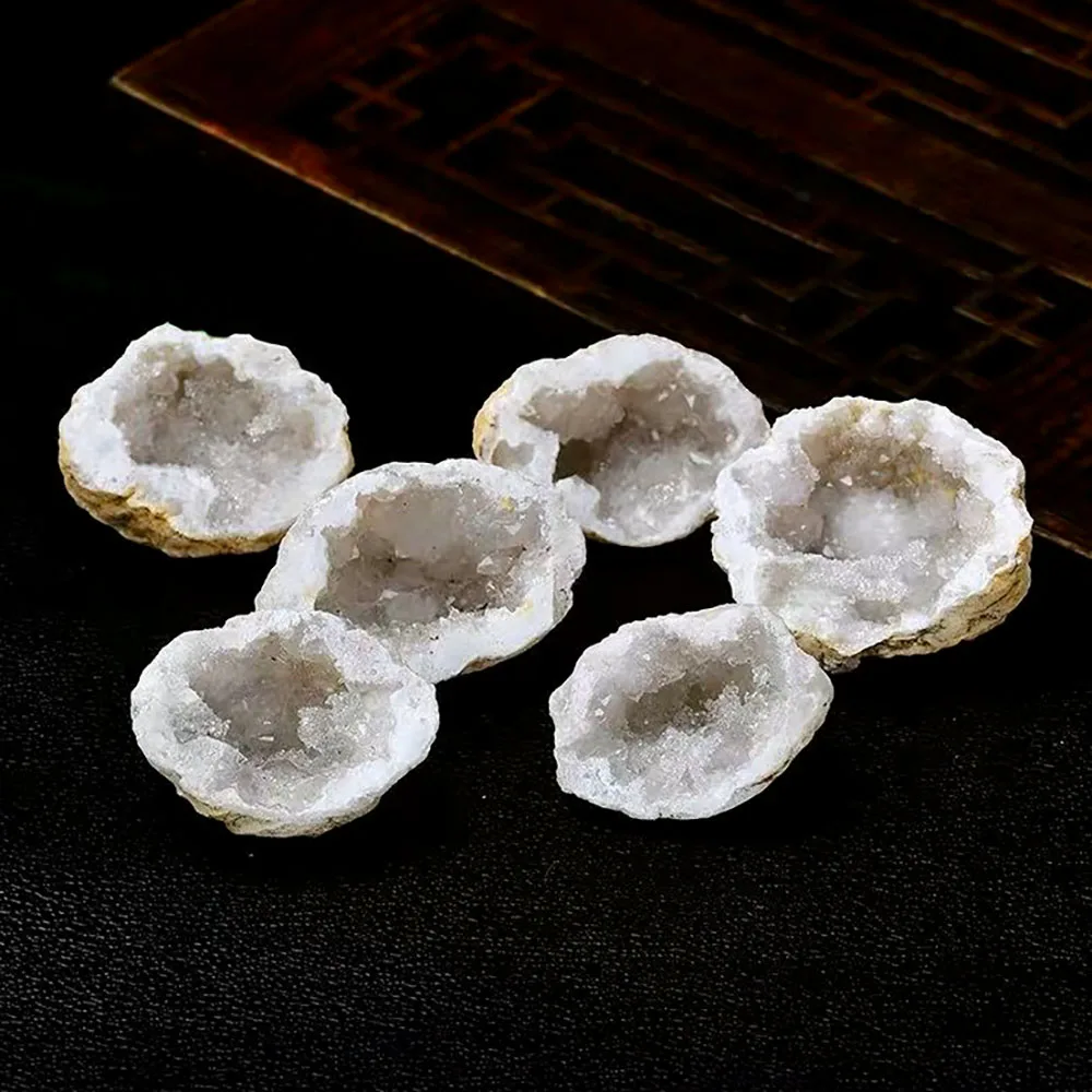 Wholesale natural clear quartz cluster high quality raw crystal white agate geode cluster for decoration
