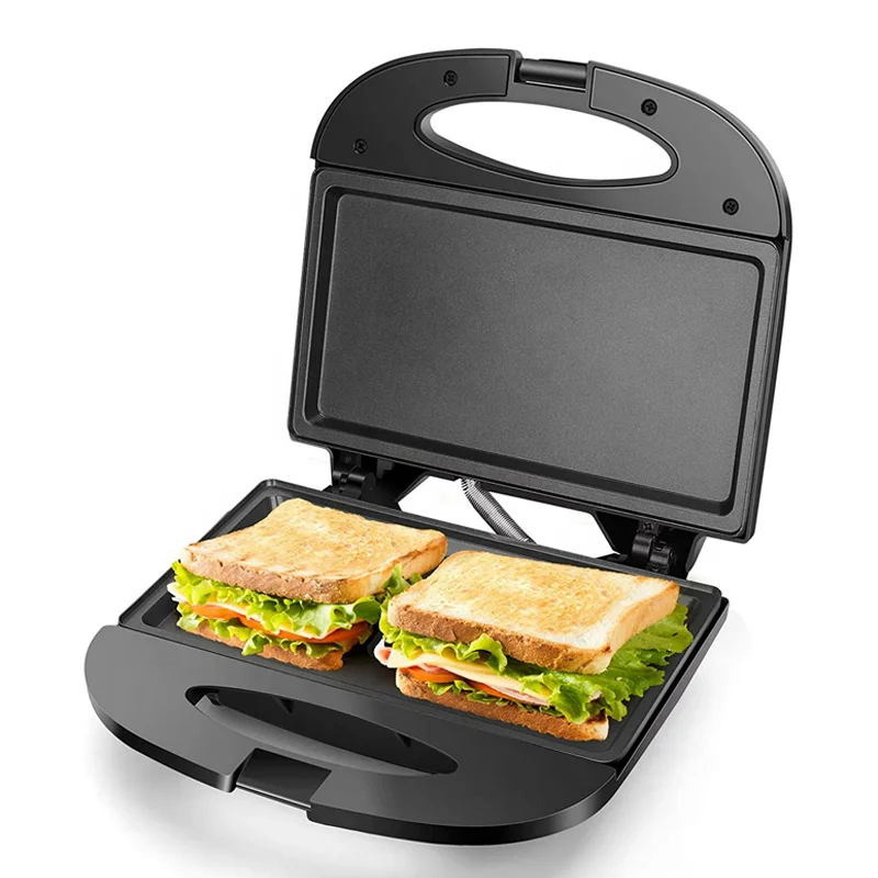 Best Choice Multi-Function 2-Slice Sandwich Makers with Non-stick Deep Grid Surface for Egg Ham Steaks Compact Electric Grills