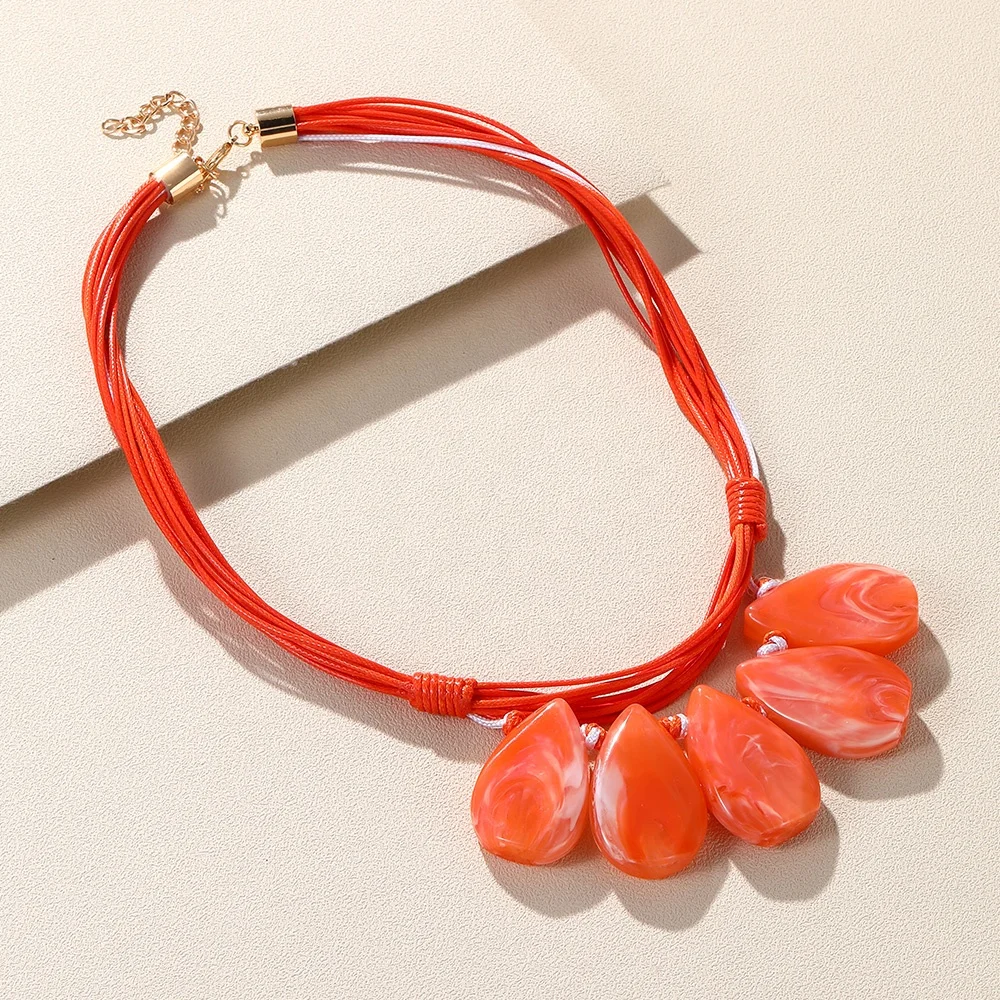 hot selling  clear beads necklace