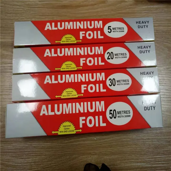 
Household 9mic 10 mic 11mic 12 mic 13mic 14 Micron Food Grade Aluminium Foil For Kitchen Use 