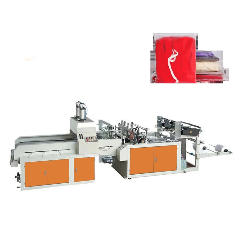 Fully Automatic Pe Hdpe Biodegradable Self Sealing Poly DHL Express Courier Mailer Plastic Bag Making Machine cloth bag