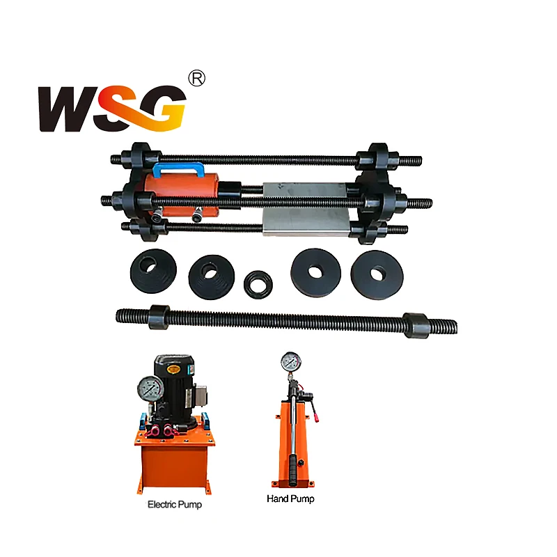 Berco design C type portable track press hand power hydraulic master pin press