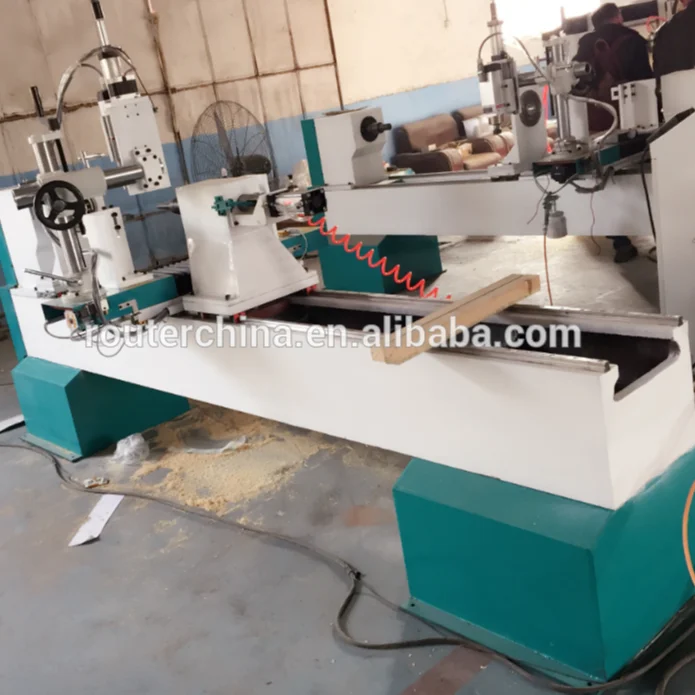 Factory price Manufacturer Supplier 0.2 accuracy Innovation baseball bat make machine cnc wood lathe machine for table legs