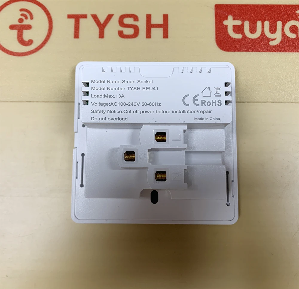 Универсальная настенная розетка TYSH умная с 2 Usb-портами 13 а Wi-Fi работает Alexa Google