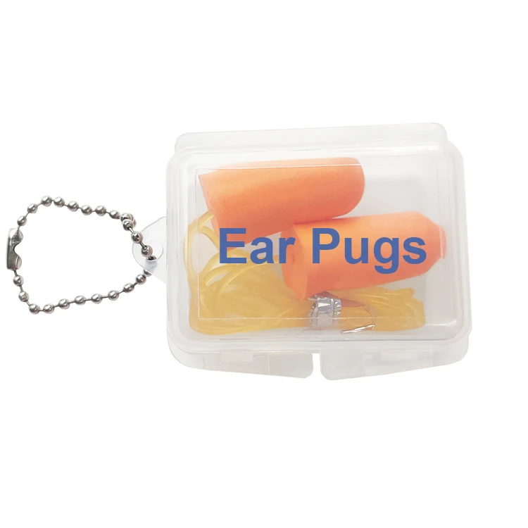 Custom Ear Plugs Corded Disposable Foam Earplugs Hearing Protection Ear Plugs with Case with Case