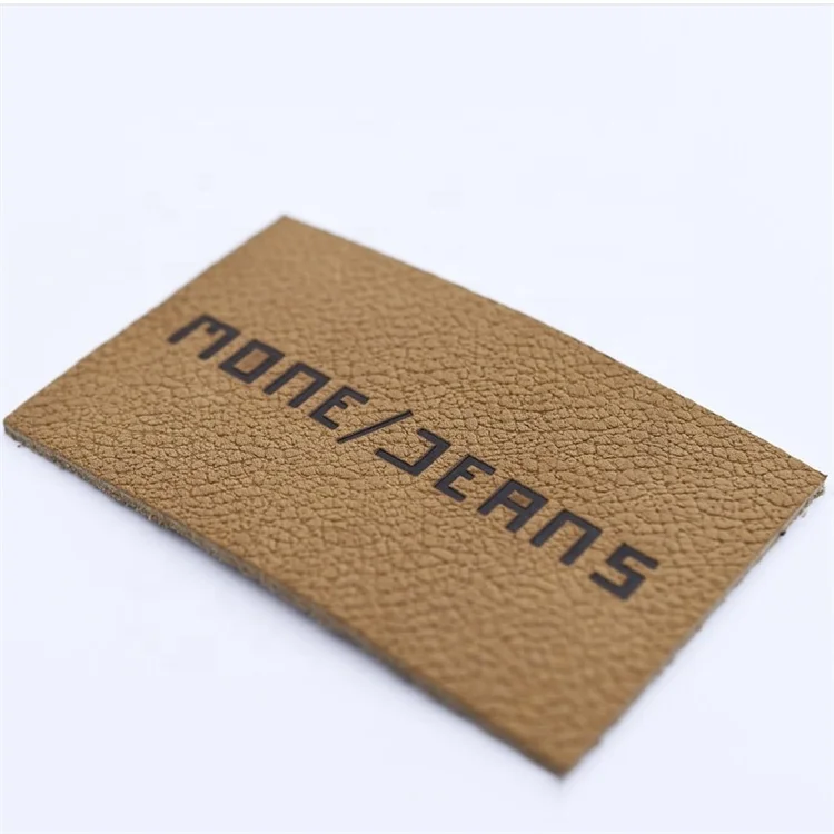 Laser Engraving Logo Custom Leather Patch For Caps Hats