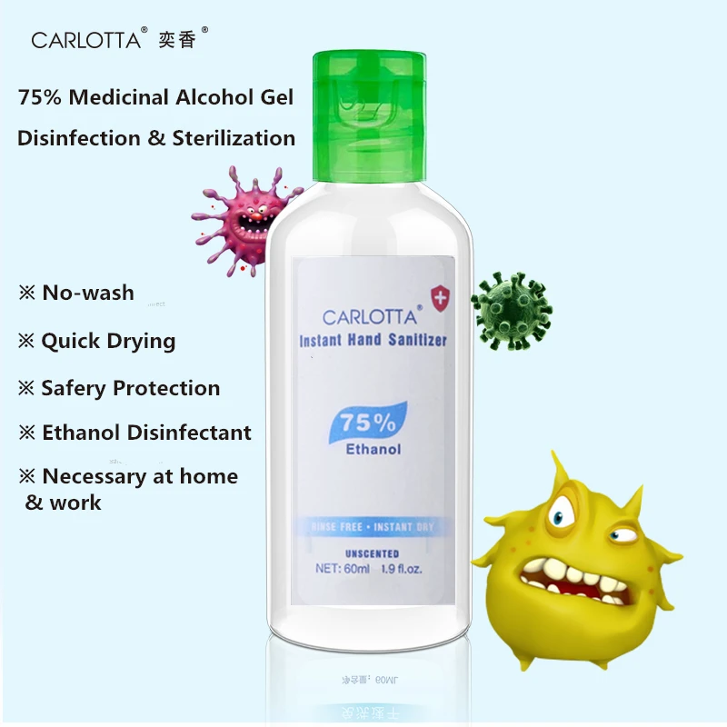 Wholesale Guangzhou Disinfectant Factory Bottle 60ml Hand Sanitizer