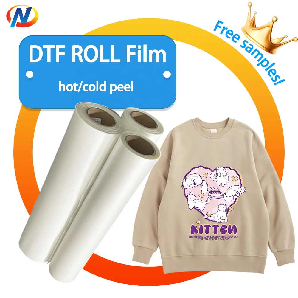 Norman двойной матовый холодный горячий пилинг Dtf пленка теплопередающая печатная